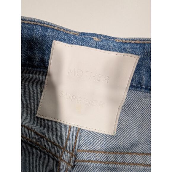 Mother Superior The Insider Ankle Chew Destroyed Bills Size 28 Jeans - Picture 8 of 15